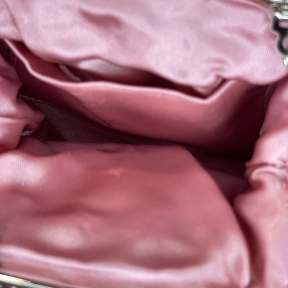 Rhinestone clutch with butterfly (brand unknown) - Picture 5 of 6